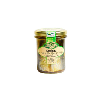 Sardines, 195 g organic